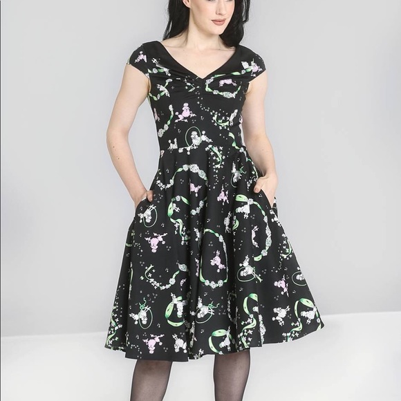 Hell Bunny Lexie 50’s Dress poodle print 🐩 - Picture 2 of 5